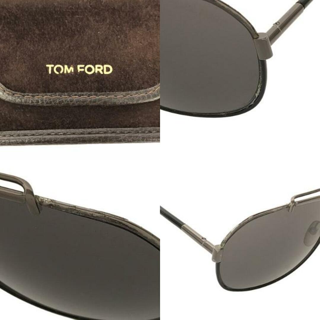 TOM FORD(トムフォード)のTOM FORD / トムフォード | Miguel ミゲル ティアドロップサングラス | 60□15-135 | シルバー / ブラック | メンズ メンズのファッション小物(サングラス/メガネ)の商品写真