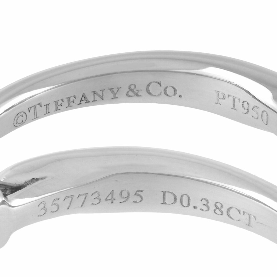 Tiffany & Co.(ティファニー)のティファニー Tiffany&Co. ハーモニー ソリティア リング 指輪 ダイヤモンド 0.38ct 約6号 Pt950 H/VVS2/3EX レディース【中古】 レディースのアクセサリー(リング(指輪))の商品写真