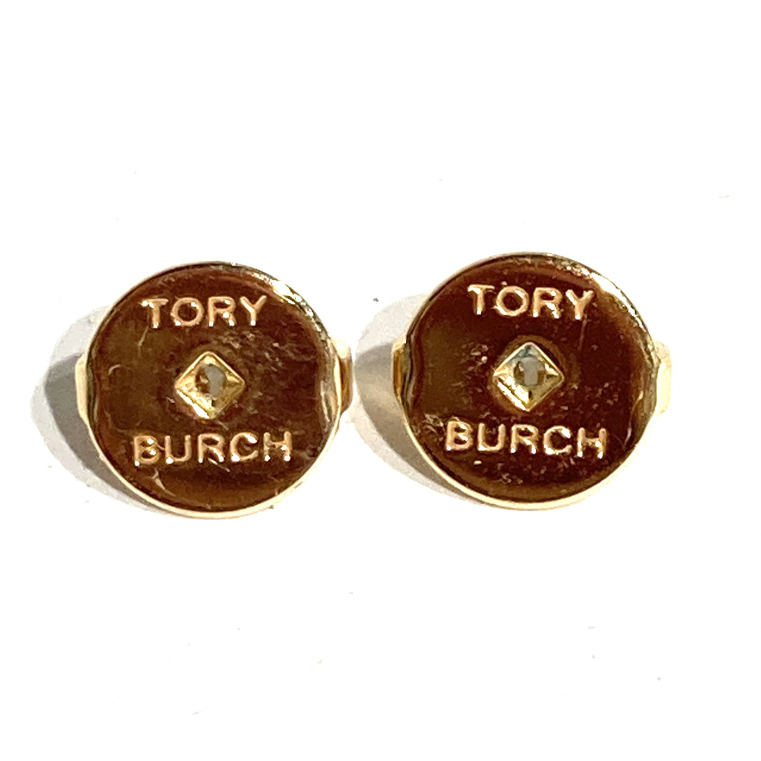 Tory Burch(トリーバーチ)の★TORY BURCH トリ―バーチ ピアス ラインストーン ゴールド レディースのアクセサリー(ピアス)の商品写真