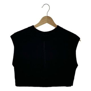 【美品】  AURALEE / オーラリー | 2023SS | Dry Cotton Knit Vest ニットベスト | 1 | ブラック | レディース