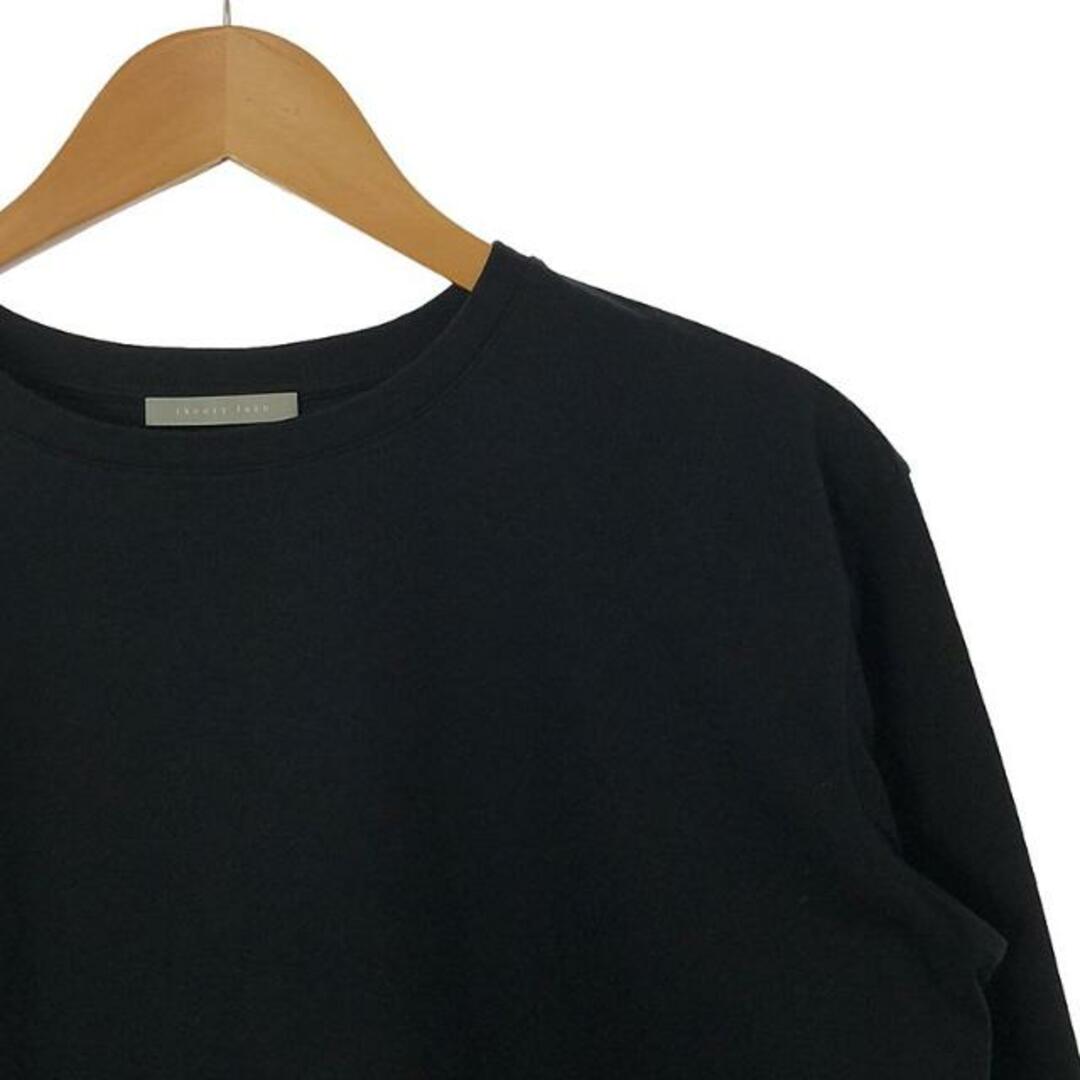 【美品】  theory luxe / セオリーリュクス | 2021 | COZY COTTON JENEL S ロングスリーブ カットソー | 38 | ブラック | レディース レディースのトップス(Tシャツ(長袖/七分))の商品写真