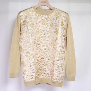 ドルチェアンドガッバーナ(DOLCE&GABBANA)のDolce&Gabbana　ドルチェアンドガッバーナ　ドルガバ　トップス　長袖　キッズ　金　9/10　XS(Tシャツ/カットソー)