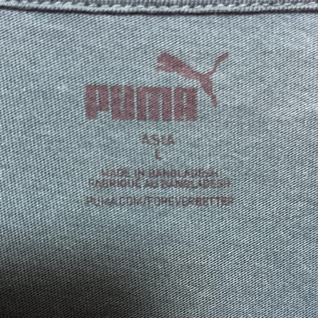 PUMA(プーマ)のPUMA プーマ Tシャツ 半袖 グリーン でかロゴ メンズのトップス(Tシャツ/カットソー(半袖/袖なし))の商品写真