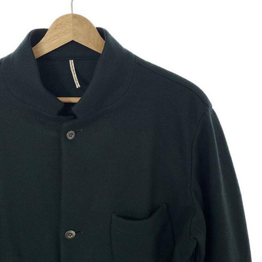 m's braque(エムズブラック)の【美品】  m's braque / エムズブラック | 4B COMFORT JACKET / ウール メタルボタン スタンドカラージャケット | 38 | グリーン | メンズ メンズのジャケット/アウター(その他)の商品写真