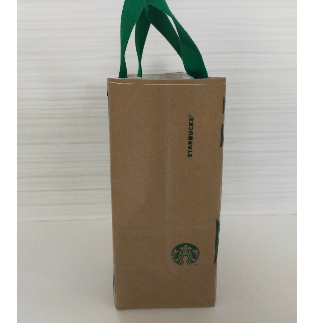 Starbucks Coffee(スターバックスコーヒー)の紙袋バッグ　ハンドメイド ハンドメイドのファッション小物(バッグ)の商品写真