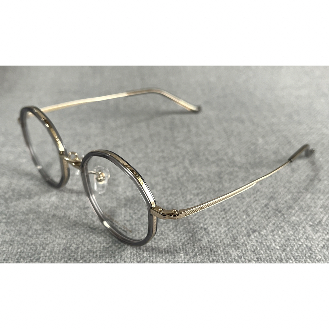新品「NOVA HAND MADE ITEM」多角形メガネ　H-3120 C-3 レディースのファッション小物(サングラス/メガネ)の商品写真