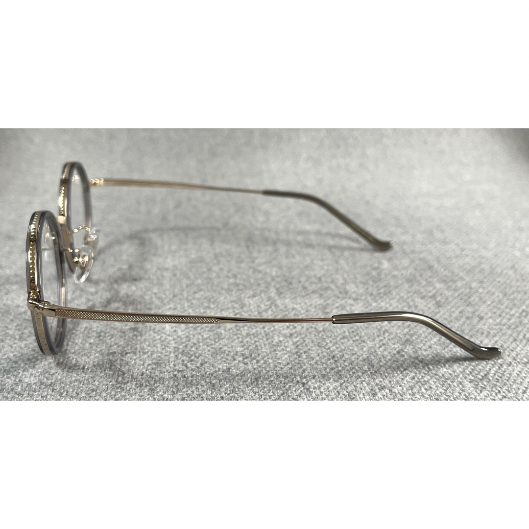 新品「NOVA HAND MADE ITEM」多角形メガネ　H-3120 C-3 レディースのファッション小物(サングラス/メガネ)の商品写真