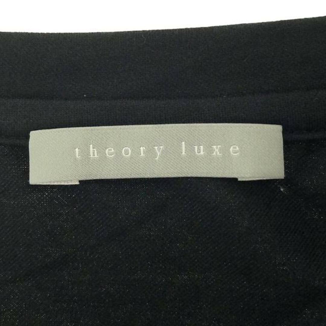 【美品】  theory luxe / セオリーリュクス | 2020SS | CROSS JERSEY ALSTON ブラウス | 38 | ブラック | レディース レディースのトップス(シャツ/ブラウス(長袖/七分))の商品写真