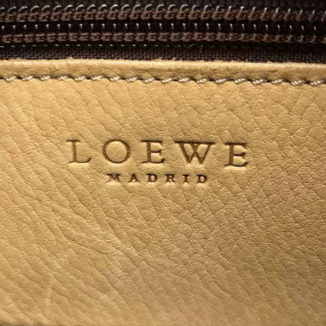 LOEWE(ロエベ)のLOEWE / ロエベ | アナグラム スエード ワンショルダーバッグ | ライトブラウン/ダークブラウン | レディース レディースのバッグ(ショルダーバッグ)の商品写真