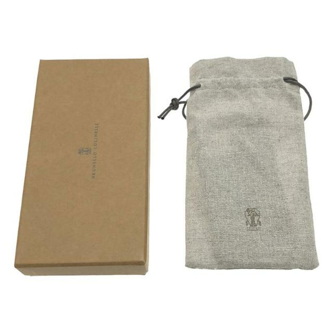 BRUNELLO CUCINELLI(ブルネロクチネリ)の【新品】  BRUNELLO CUCINELLI / ブルネロクチネリ | iPhone / アイフォーン レザー スマホケース / カバー | グレージュ系 メンズのメンズ その他(その他)の商品写真