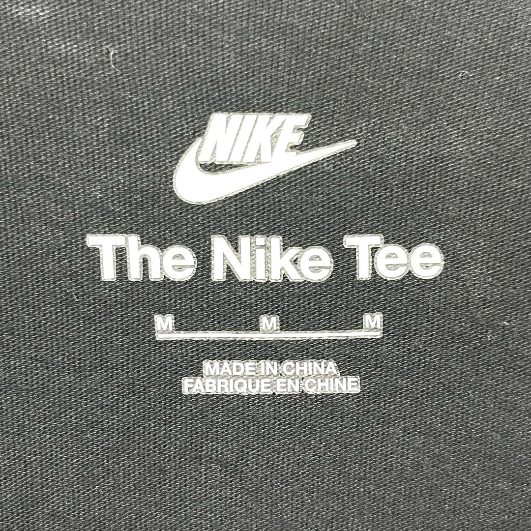 NIKE(ナイキ)のNIKE ナイキ Tシャツ 半袖 ブラック 黒 でかロゴ スウッシュ M メンズのトップス(Tシャツ/カットソー(半袖/袖なし))の商品写真