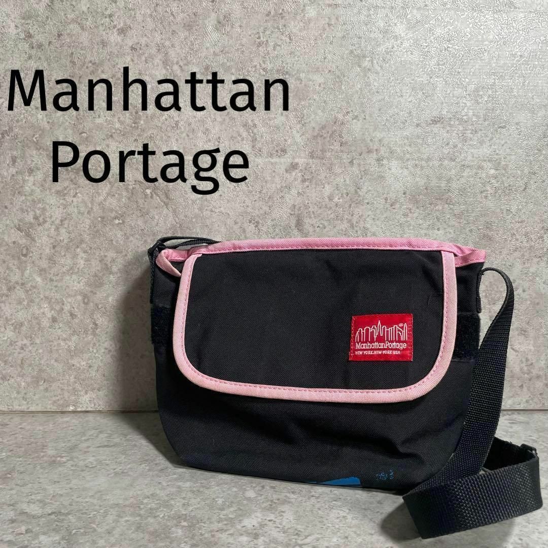 Manhattan Portage(マンハッタンポーテージ)のY2K マンハッタンポーテージ ボディバッグ NYC ショルダーバッグ ピンク レディースのバッグ(ショルダーバッグ)の商品写真