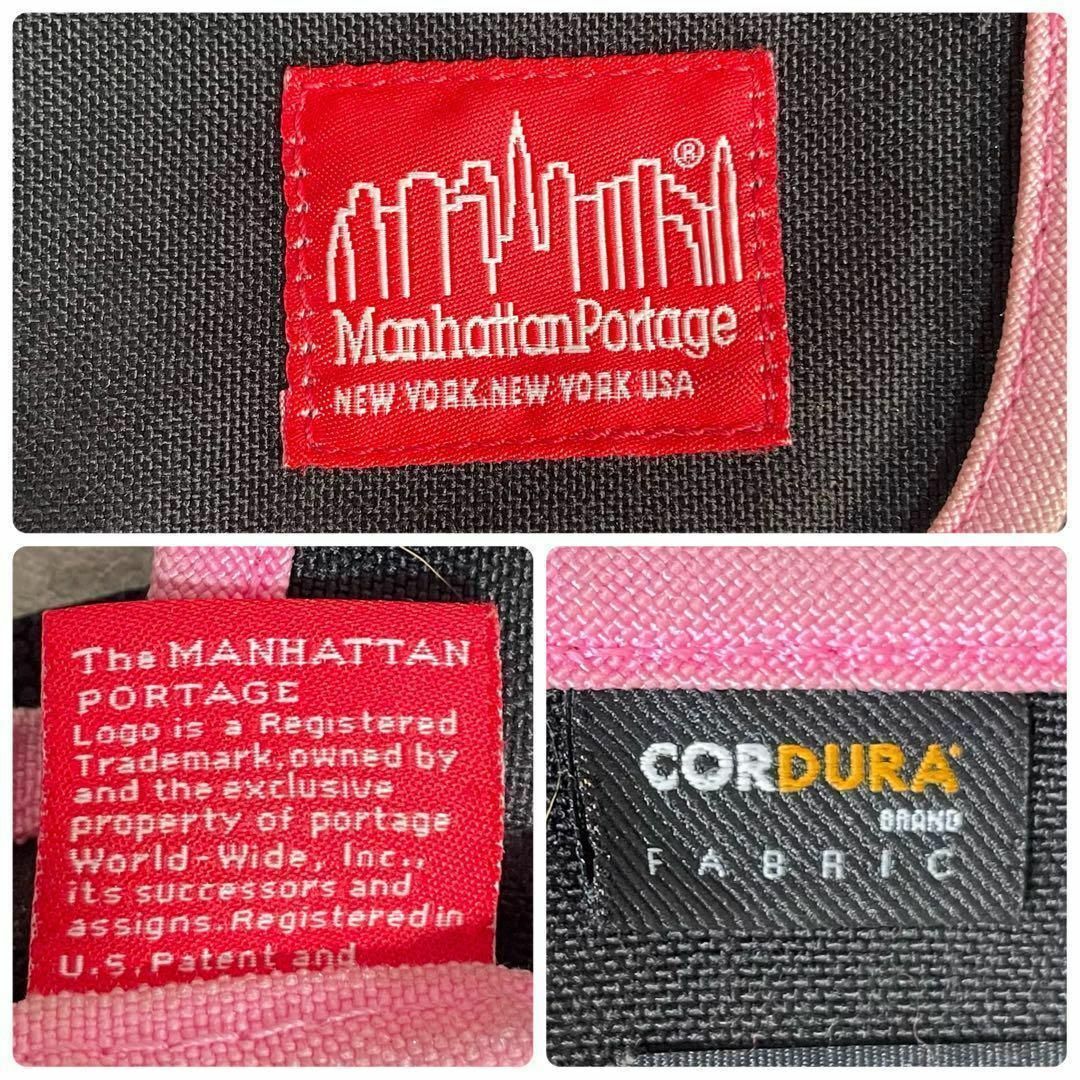 Manhattan Portage(マンハッタンポーテージ)のY2K マンハッタンポーテージ ボディバッグ NYC ショルダーバッグ ピンク レディースのバッグ(ショルダーバッグ)の商品写真
