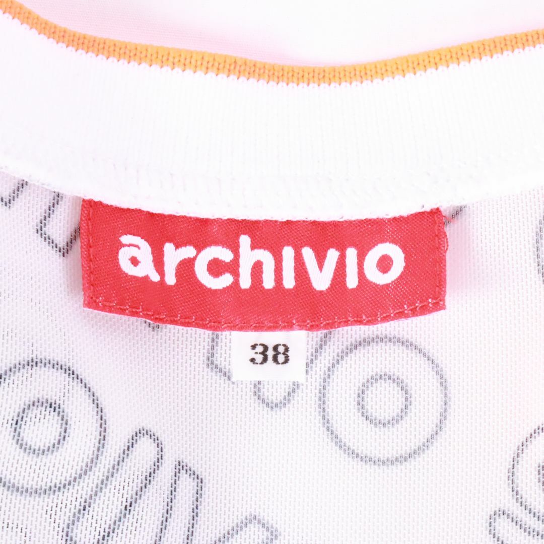 archivio(アルチビオ)のARCHIVIO　アルチビオ　トップス　半袖　はおり　白　Ⅿ レディースのトップス(Tシャツ(半袖/袖なし))の商品写真