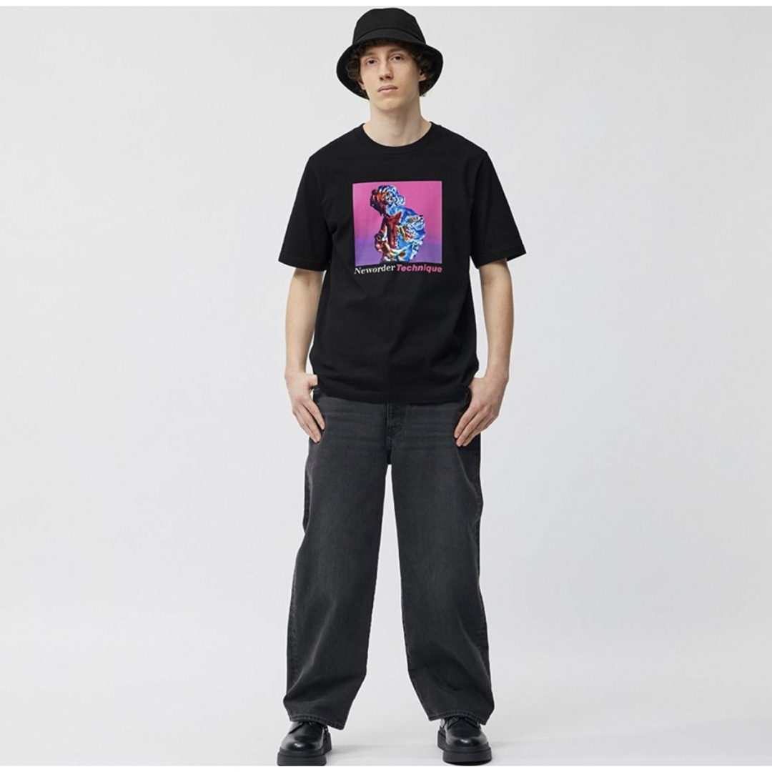 GU(ジーユー)の【GU】New Order / CDジャケットTシャツ(XL/09 BLACK) メンズのトップス(Tシャツ/カットソー(半袖/袖なし))の商品写真