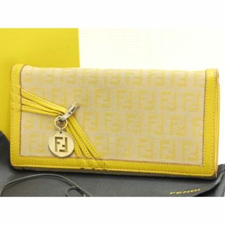 フェンディ(FENDI)のフェンディ　二つ折り長財布　イエロー＆ベージュ系　FENDI　18683105 (財布)