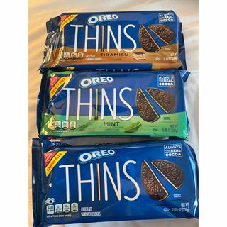 日本未発売　オレオthins 3フレーバー　まとめ売りOREO THINS(菓子/デザート)