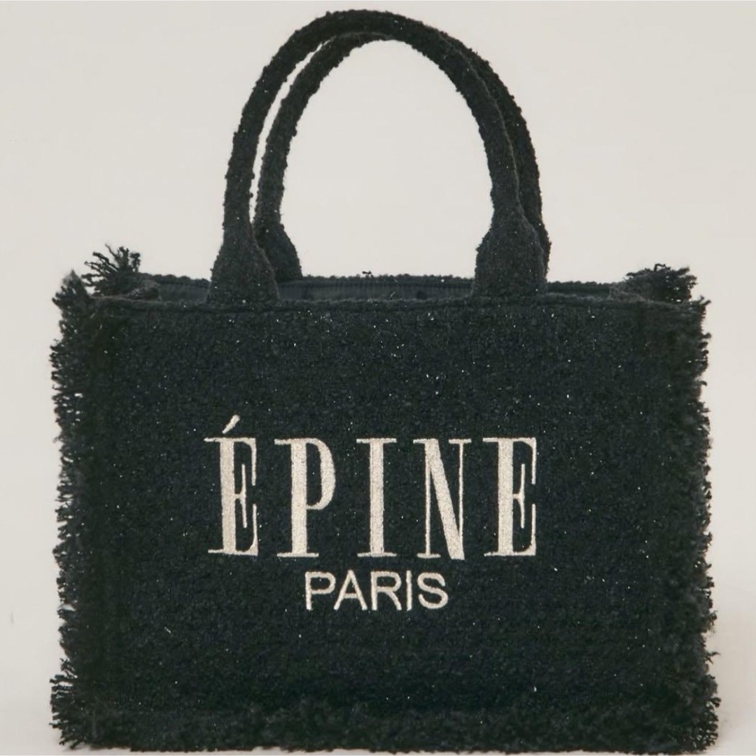 épine(エピヌ)のepine book tote bag  medium Black レディースのバッグ(トートバッグ)の商品写真