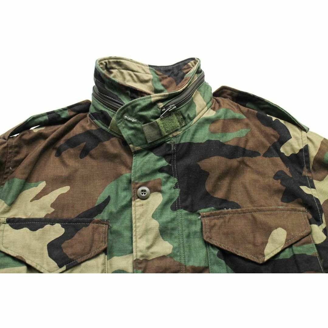 90s 米軍 U.S.ARMY ウッドランドカモ M-65 フィールドジャケット S-S★11 オールド ビンテージ ミリタリー メンズのジャケット/アウター(ミリタリージャケット)の商品写真