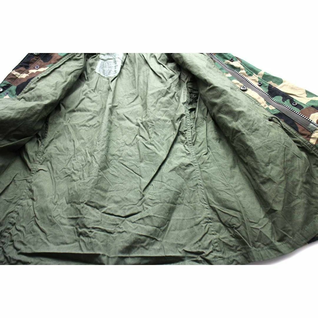 90s 米軍 U.S.ARMY ウッドランドカモ M-65 フィールドジャケット S-S★11 オールド ビンテージ ミリタリー メンズのジャケット/アウター(ミリタリージャケット)の商品写真