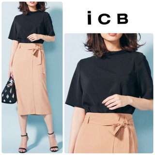 アイシービー(ICB)の【美品】iCB ♡サイドスリット半袖ブラウス(シャツ/ブラウス(半袖/袖なし))