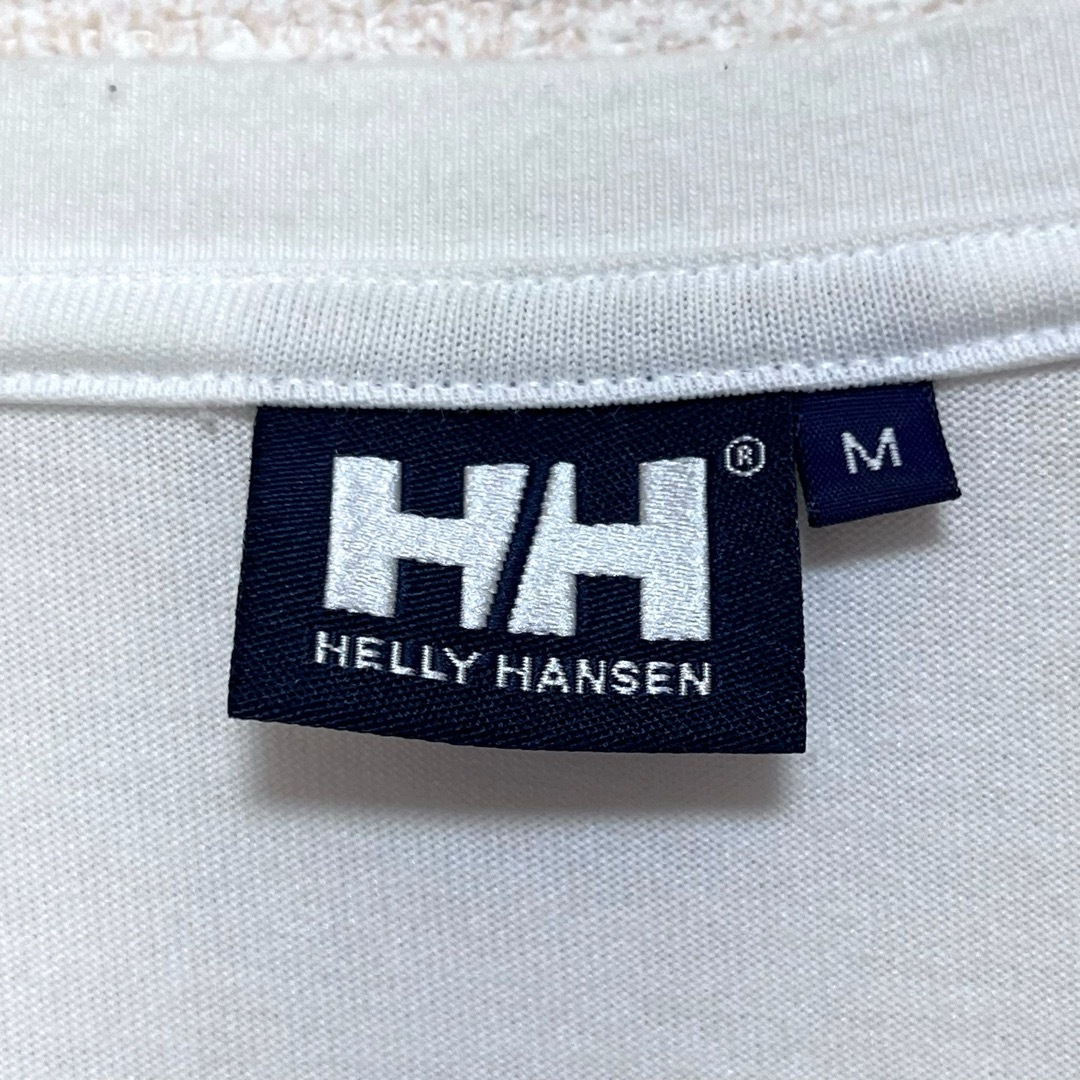 HELLY HANSEN(ヘリーハンセン)のHELLY HANSEN Tシャツ 半袖 ホワイト 背面ロゴ M メンズのトップス(Tシャツ/カットソー(半袖/袖なし))の商品写真