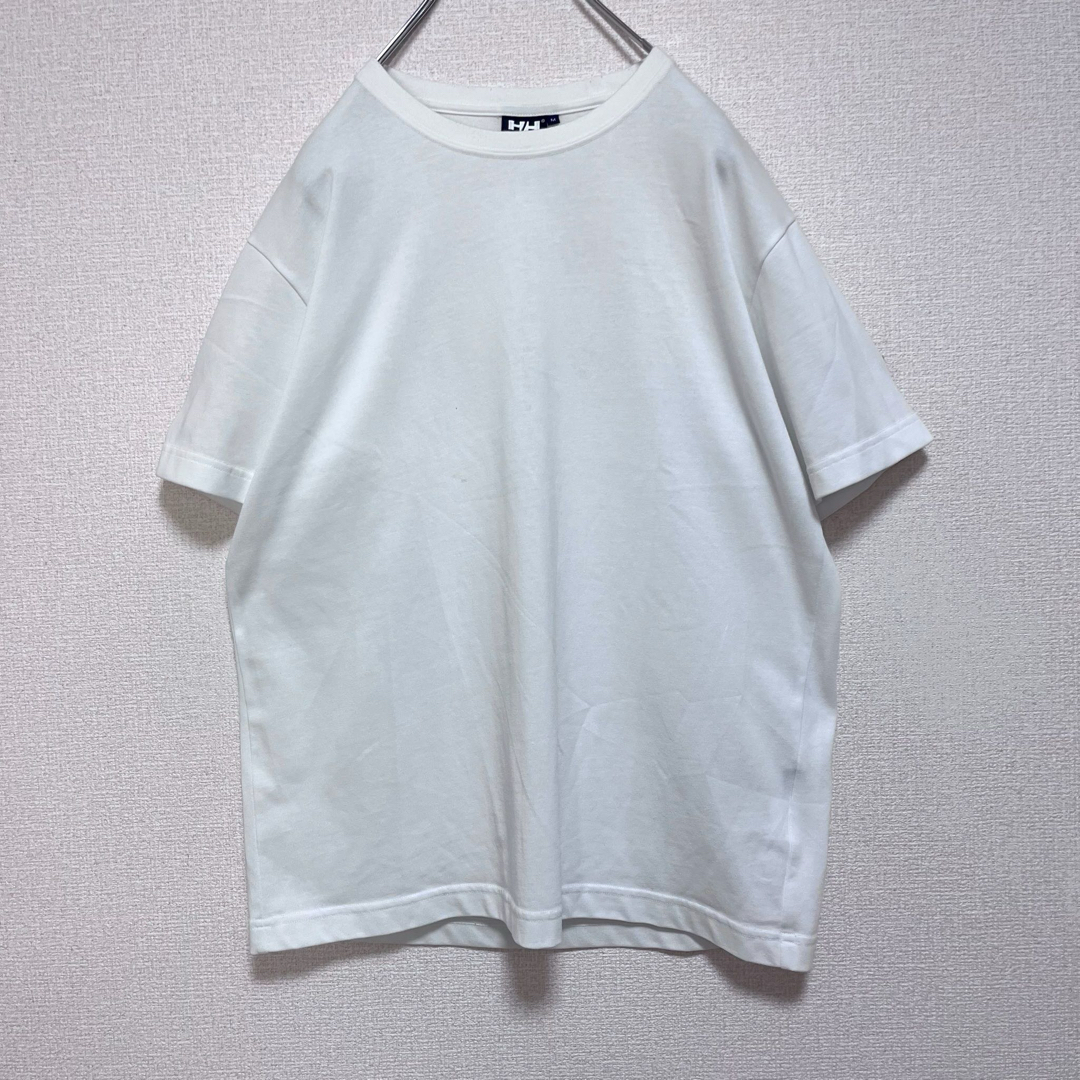 HELLY HANSEN(ヘリーハンセン)のHELLY HANSEN Tシャツ 半袖 ホワイト 背面ロゴ M メンズのトップス(Tシャツ/カットソー(半袖/袖なし))の商品写真