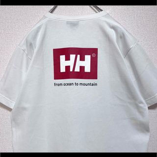 ヘリーハンセン(HELLY HANSEN)のHELLY HANSEN Tシャツ 半袖 ホワイト 背面ロゴ M(Tシャツ/カットソー(半袖/袖なし))