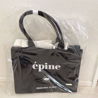 エピヌ(épine)のépine book tote bag ブラック　エピヌ(トートバッグ)