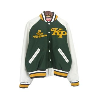 ケンゾー(KENZO)のケンゾー KENZO × ヴェルディ VERDY ■ 【 GENDERLESS VARSITY JACKET FE58BL1459OH 】 ロゴ 刺繍 ジェンダーレス バーシティー スタジャン ジャケット 32959(スタジャン)