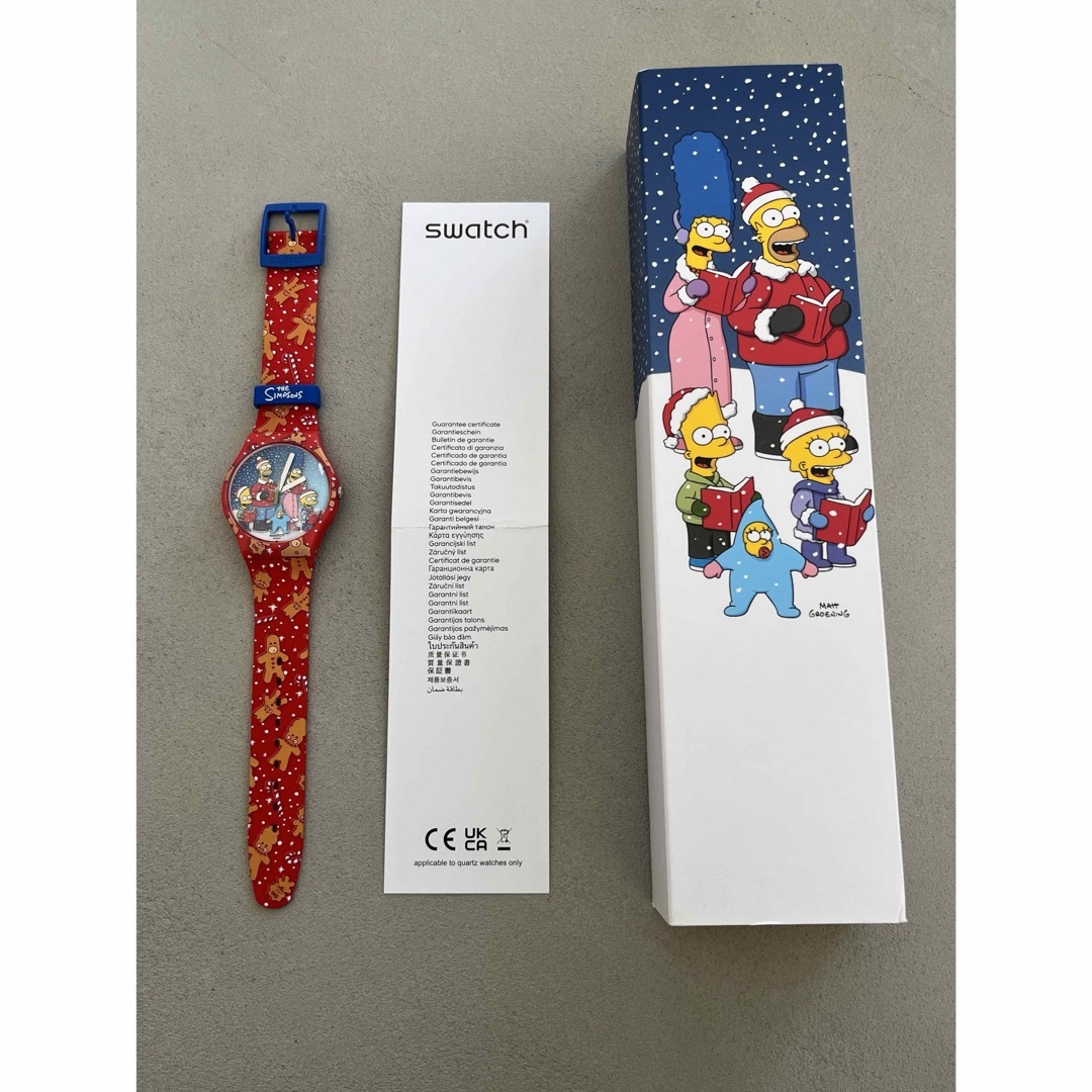 swatch(スウォッチ)のswatch✨シンプソンズ✨コラボモデル✨ホリデーシーズン レディースのファッション小物(腕時計)の商品写真