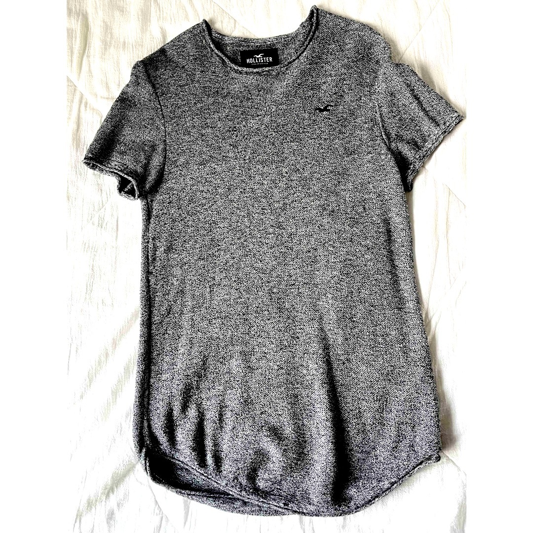 Hollister(ホリスター)のHOLLISTER☆半袖ニットTシャツ メンズのトップス(Tシャツ/カットソー(半袖/袖なし))の商品写真