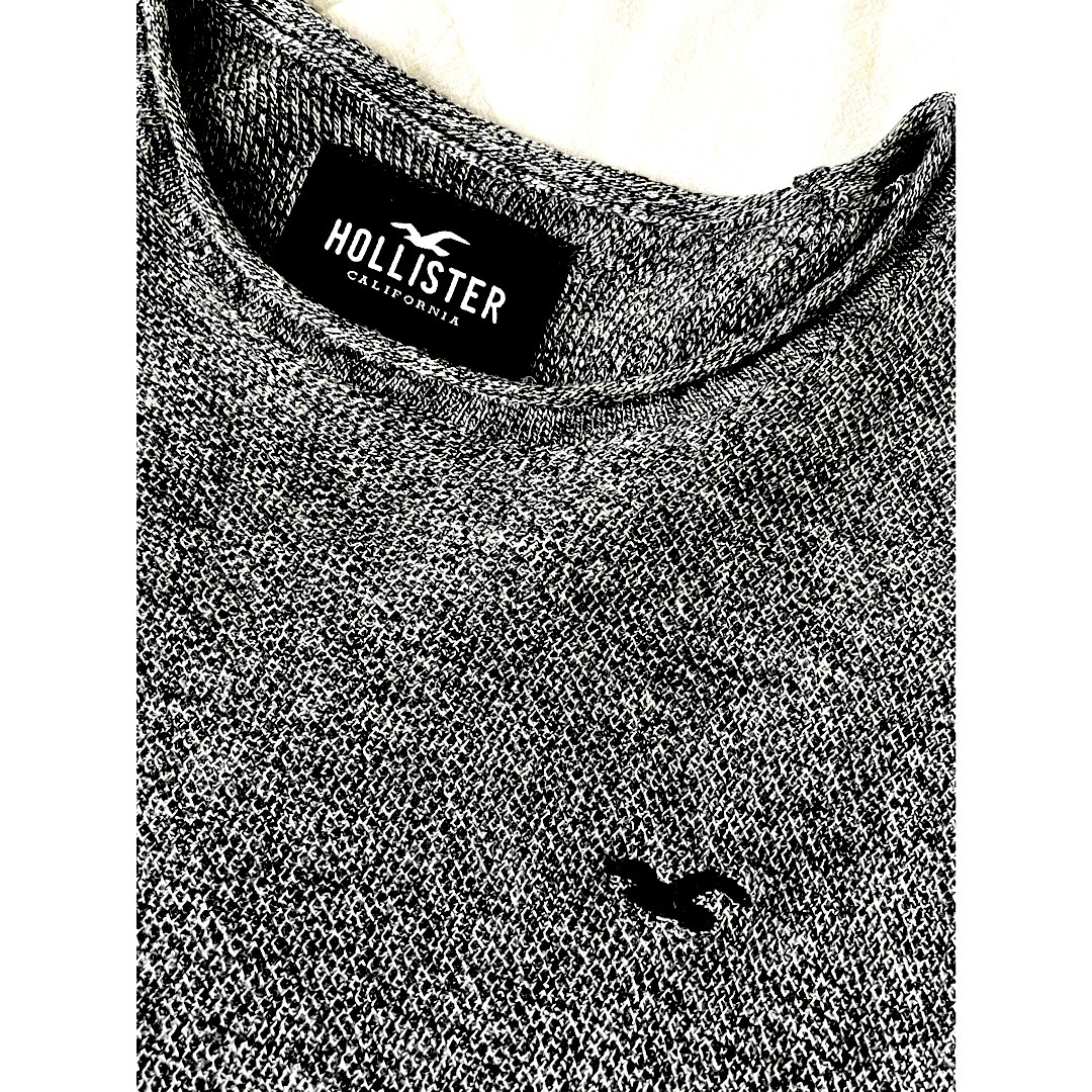 Hollister(ホリスター)のHOLLISTER☆半袖ニットTシャツ メンズのトップス(Tシャツ/カットソー(半袖/袖なし))の商品写真