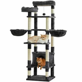 【色: ダックグレー03】Mwpo キャットタワー 多頭飼い 猫タワー 猫用品 (猫)