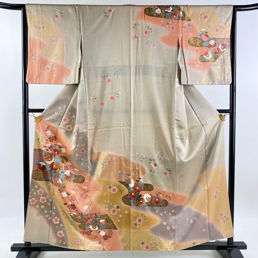 訪問着 身丈158.5cm 裄丈65cm 正絹 美品 秀品 【中古】 レディースの水着/浴衣(着物)の商品写真