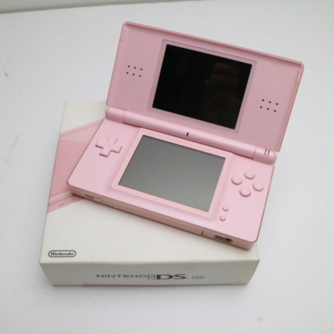 ニンテンドーDS(ニンテンドーDS)の新品 ニンテンドーDS Lite ライト ピンク  M555 エンタメ/ホビーのゲームソフト/ゲーム機本体(携帯用ゲーム機本体)の商品写真