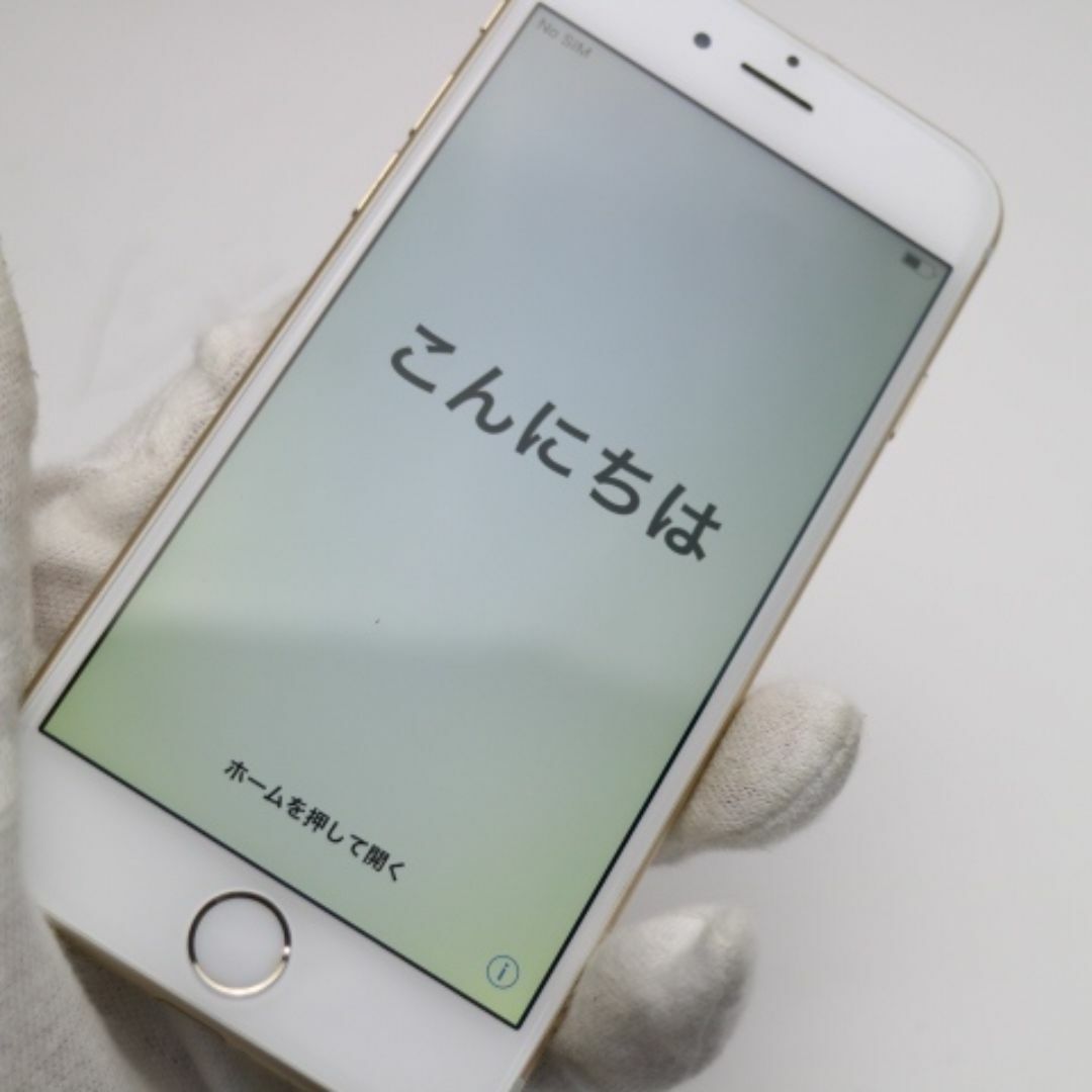 iPhone(アイフォーン)のau iPhone6 64GB ゴールド 白ロム M555 スマホ/家電/カメラのスマートフォン/携帯電話(スマートフォン本体)の商品写真