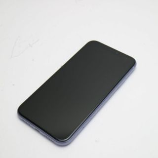 アイフォーン(iPhone)の超美品 SIMフリー iPhone 11 128GB パープル  M555(スマートフォン本体)