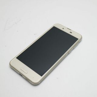 アクオス(AQUOS)の良品中古 SH-01K ゴールド 本体 白ロム  SIMロック解除済み M555(スマートフォン本体)