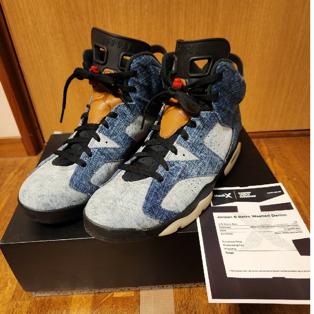 NIKE(ナイキ)の最終値下❗  AIR JORDAN 6 RETRO Washed Denim メンズの靴/シューズ(スニーカー)の商品写真