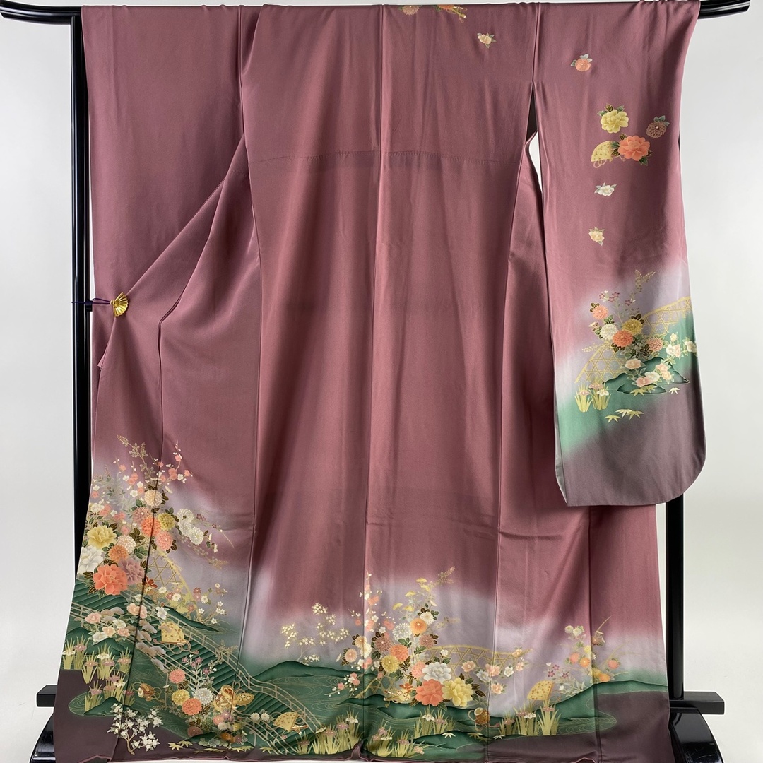 振袖 身丈172cm 裄丈70.5cm 正絹 美品 秀品 【中古】 レディースの水着/浴衣(着物)の商品写真