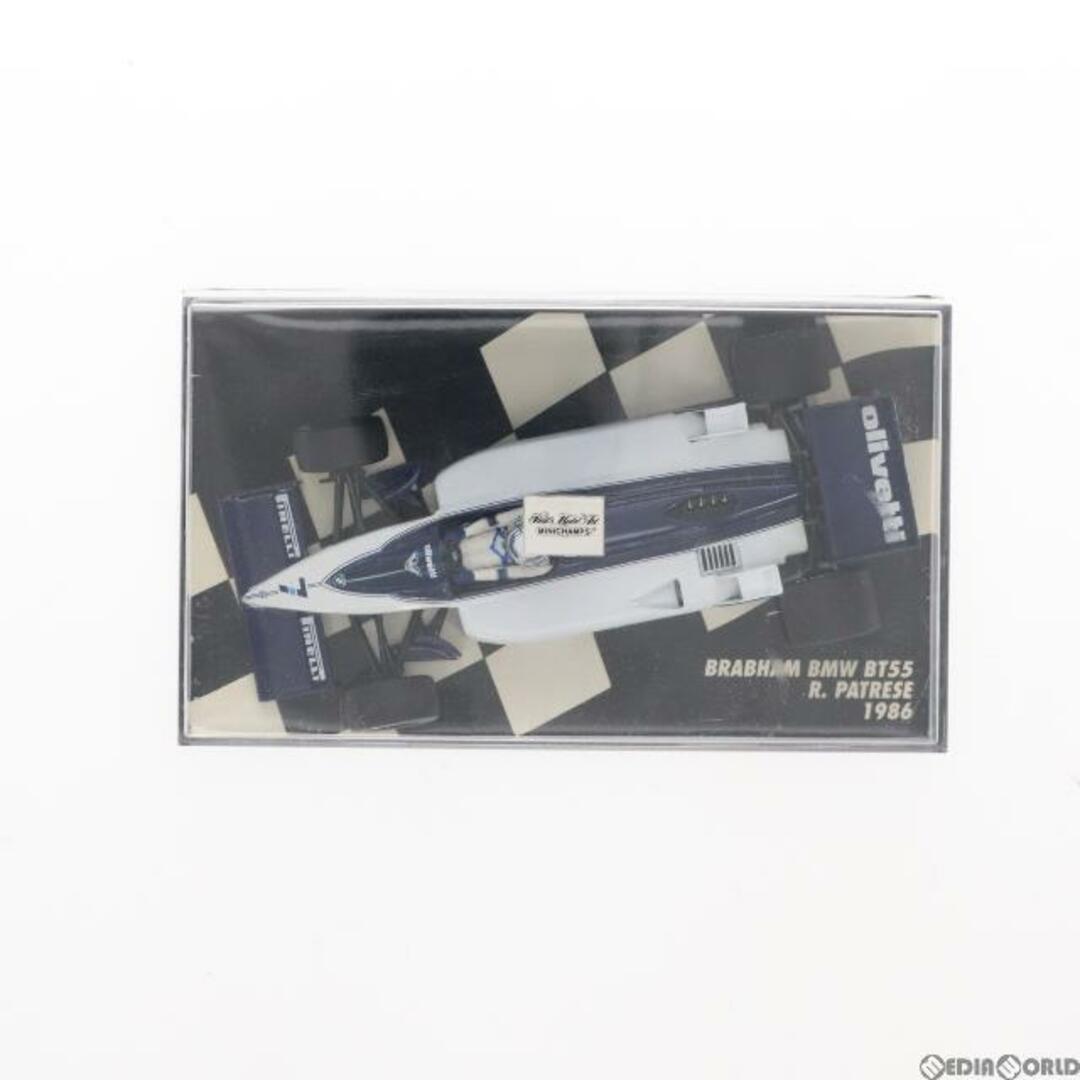 WHITE(ホワイト)の1/43 BRABHAM(ブラバム) BMW BT55 R.PATRESE 1986 olivetti #7 (ホワイト×ブルー) 完成品 ミニカー(400860007) MINICHAMPS(ミニチャンプス) エンタメ/ホビーのおもちゃ/ぬいぐるみ(ミニカー)の商品写真