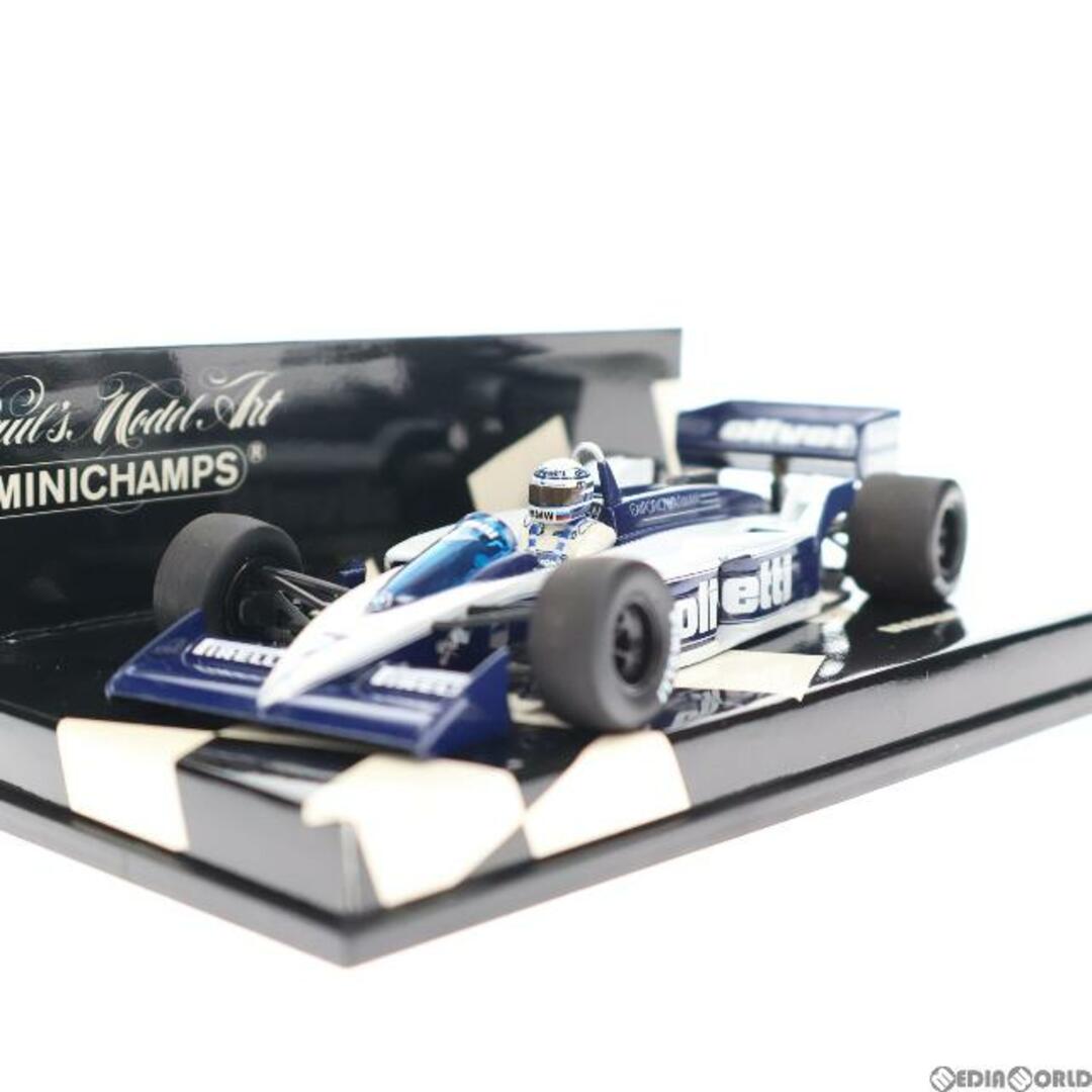 WHITE(ホワイト)の1/43 BRABHAM(ブラバム) BMW BT55 R.PATRESE 1986 olivetti #7 (ホワイト×ブルー) 完成品 ミニカー(400860007) MINICHAMPS(ミニチャンプス) エンタメ/ホビーのおもちゃ/ぬいぐるみ(ミニカー)の商品写真