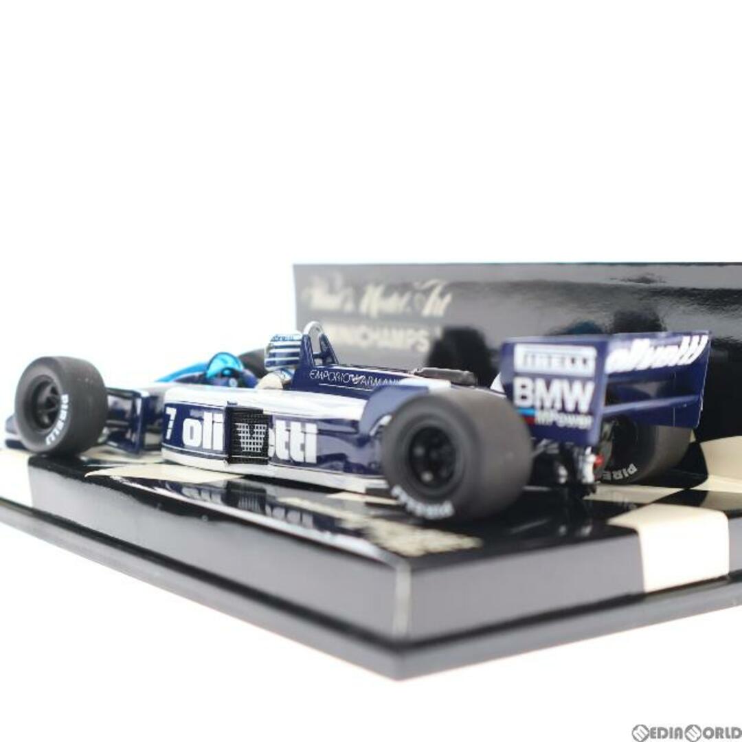 WHITE(ホワイト)の1/43 BRABHAM(ブラバム) BMW BT55 R.PATRESE 1986 olivetti #7 (ホワイト×ブルー) 完成品 ミニカー(400860007) MINICHAMPS(ミニチャンプス) エンタメ/ホビーのおもちゃ/ぬいぐるみ(ミニカー)の商品写真