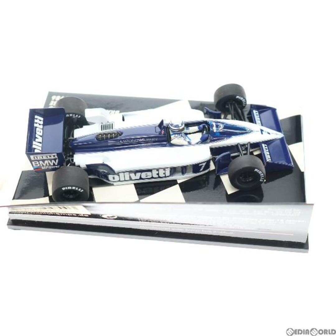 WHITE(ホワイト)の1/43 BRABHAM(ブラバム) BMW BT55 R.PATRESE 1986 olivetti #7 (ホワイト×ブルー) 完成品 ミニカー(400860007) MINICHAMPS(ミニチャンプス) エンタメ/ホビーのおもちゃ/ぬいぐるみ(ミニカー)の商品写真