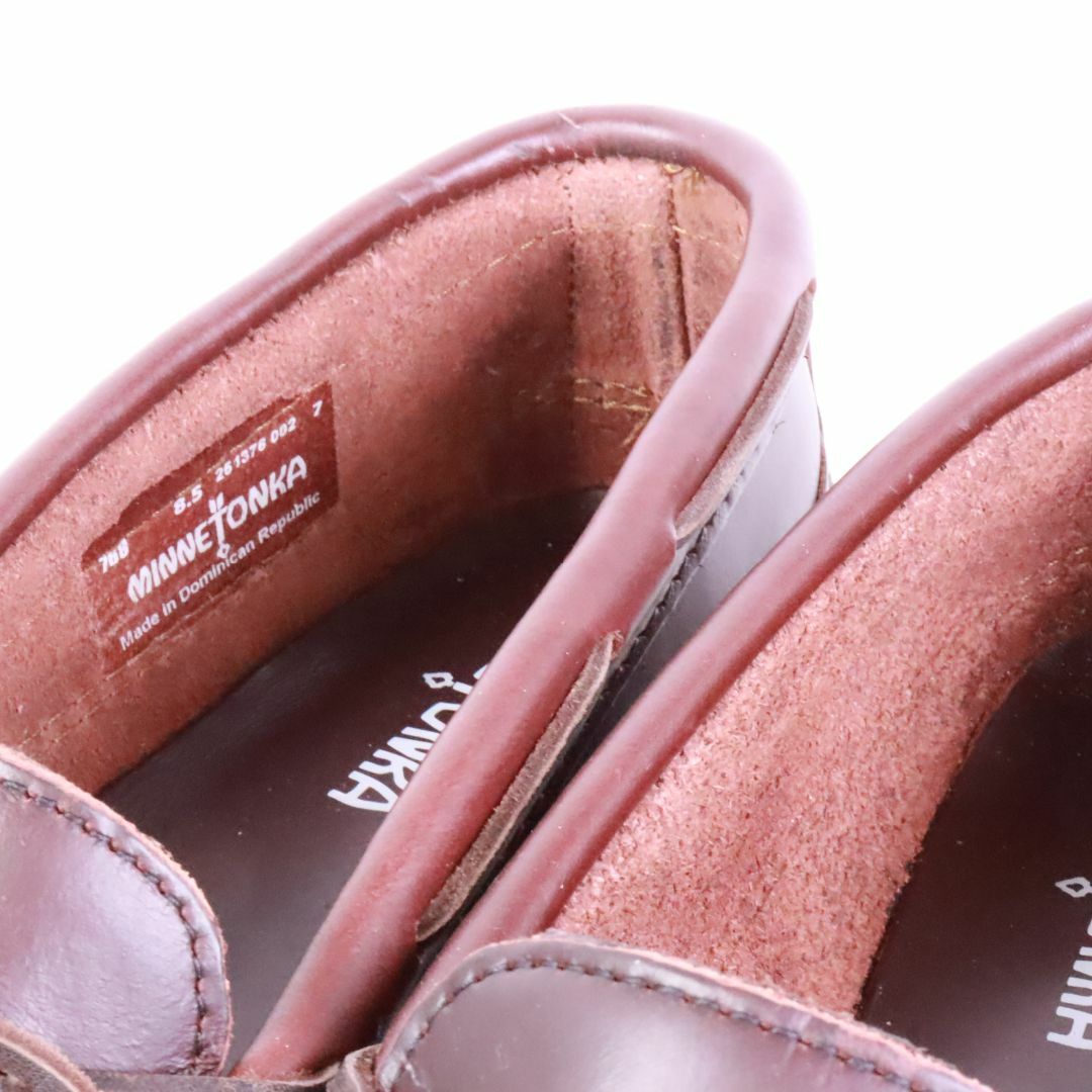 Minnetonka(ミネトンカ)のMinnetonka　ミネトンカ　ラバーソール　モカシン　シューズ　靴　茶　26.5 メンズの靴/シューズ(スリッポン/モカシン)の商品写真