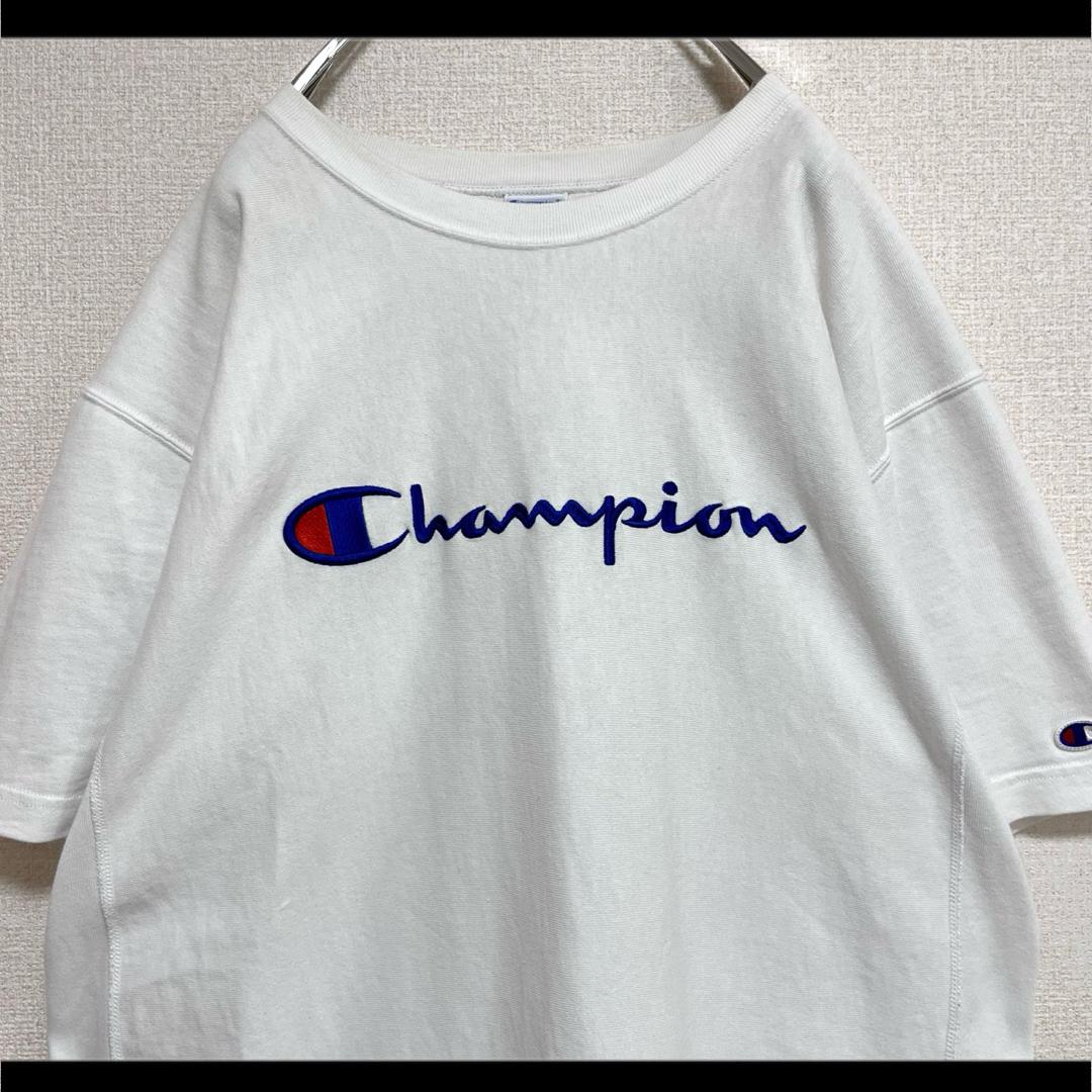 Champion(チャンピオン)のchampion チャンピオン Tシャツ 半袖 リバースウィーブ ロゴ刺繍 XL メンズのトップス(Tシャツ/カットソー(半袖/袖なし))の商品写真