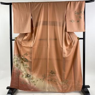 訪問着 身丈164.5cm 裄丈65cm 正絹 美品 秀品 【中古】(着物)