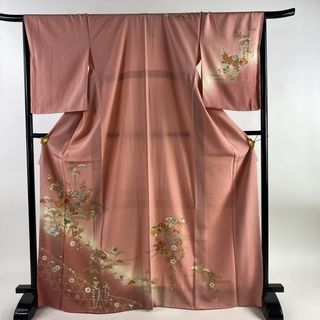 訪問着 身丈171cm 裄丈67cm 正絹 美品 秀品 【中古】(着物)