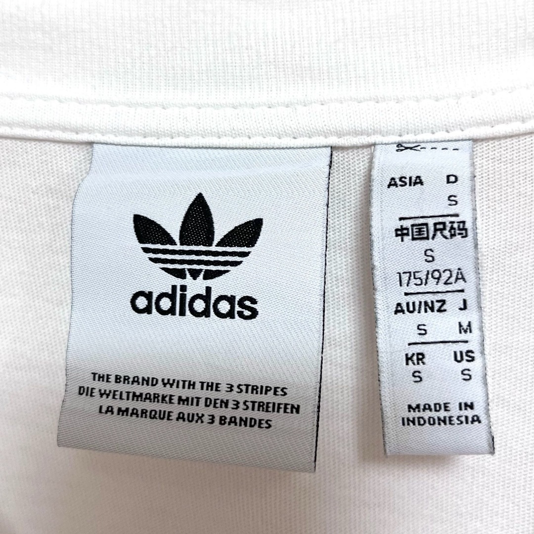 adidas(アディダス)のadidas アディダス Tシャツ 半袖 ホワイト マルチカラートレフォイル M メンズのトップス(Tシャツ/カットソー(半袖/袖なし))の商品写真